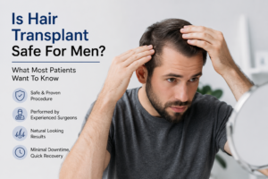 is hair transplant safe for men