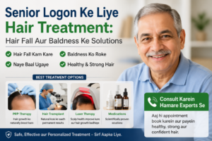 senior logon ke liye hair treatment