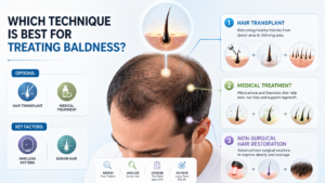 best technique for baldness