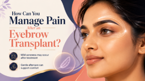 eyebrow transplant pain