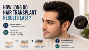 hair transplant long term results