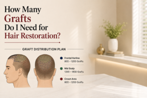 how many grafts do I need for hair restoration