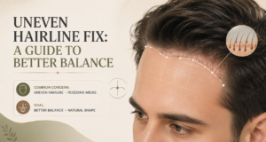 uneven hairline fix